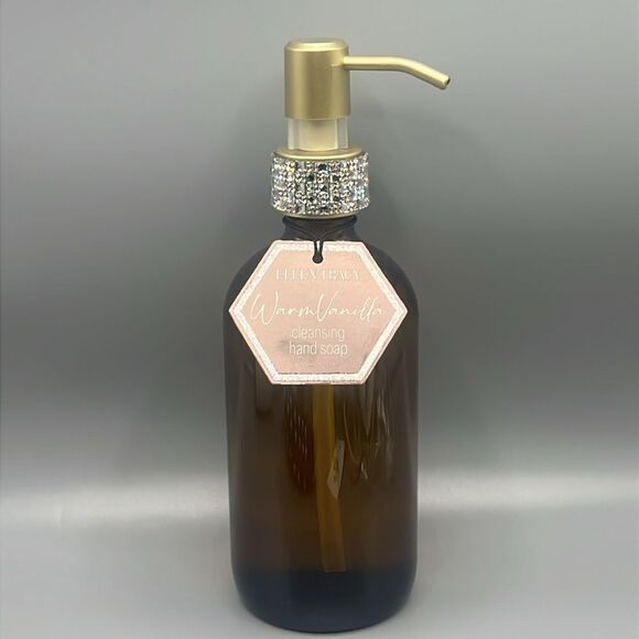 Ellen Tracy Bling Rhinestone Warm Vanilla Cleansing Hand Soap - Picture 1 of 3